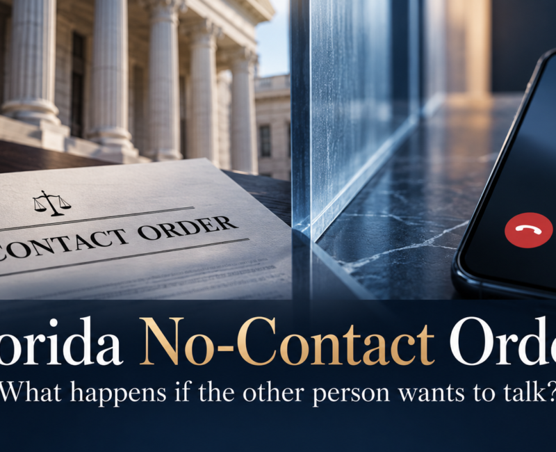 Florida No-Contact Orders and Calls