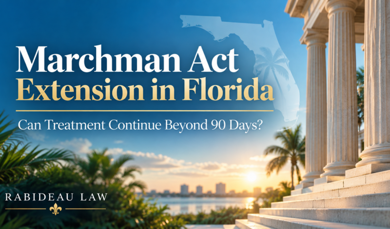 Can a Marchman Act Order Be Extended Beyond 90 Days in Florida? Marchman Act Extension in Florida